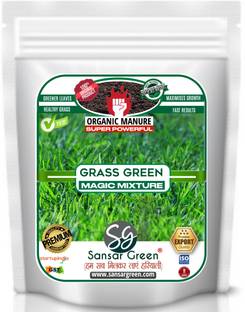 Sansar Green Grass Green Magic Mixture, Essential Super Powerful Organic Fertilizer for Grass green with ++ Flower Booster and Active Micro Organism Manure