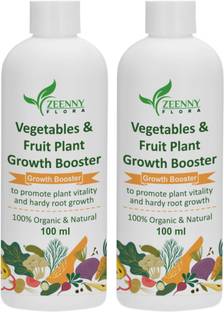 Zeenny Flora Pack Of 2, Plant Boost Liquid Fertilizer For All Type Fruit & Vegetables Plant Fertilizer