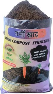 Elsa Vermi Compost, Pure natural Organic Varmi Compost Khad for All Garden Plants Manure, Fertilizer