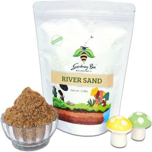 Gardening Bee Coarse River Sand for Plants, 2-4mm Particles, Cactus, Succulents and Adenium Potting Mixture