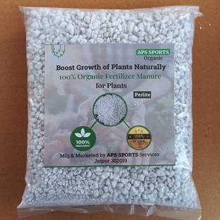 APS Sports Organic Perlite 500gm for Hydroponics & Horticulture Indoor & Outdor Plants etc. Potting Mixture, Manure, Soil