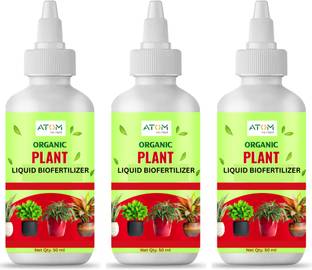 ATOM Agrotech Gardening Special 3pc Plant Growth Enhancer Supplement, Root Enhancer for Plants Manure