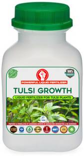 Erwon Tulsi Growth, Premium Essential Powerful Liquid Fertilizer for the Best Growth of Holy Tulsi Plants with Growth Nutrients and Charged Micro-organism Manure