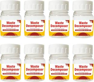 agri Waste Decomposer (Pack of 8) NCOF Certified Waste Decomposer Organic Bottles Manure
