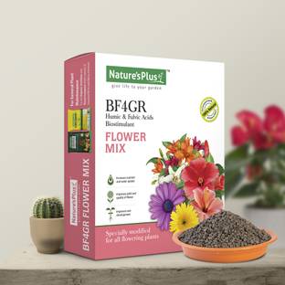 Natures Plus Flower Fertilizer for All Flowers,Organic Potting Soil Fertilizer,Flower Mix Fertilizer