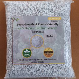 Plantsab Organic Perlite 90gm for Hydroponics & Horticulture Indoor & Outdor Plants etc. Potting Mixture, Manure, Soil