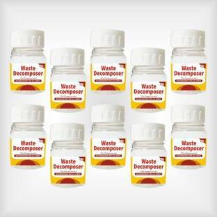 Farmer Faith Waste Decomposer | Bio Organic Waste | 10 Bottles Pack Potting Mixture