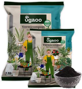 UGAOO Organic Vermicompost for Plants - Fertilizer