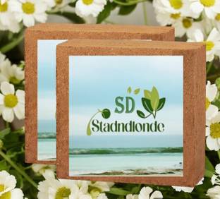 SD STANDALONE Cocopeat for plants Fertilizer (2kgs, Cake) Manure, Potting Mixture