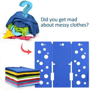 HOMFRO 1 T-shirt Folding Board Flip Fold Laundry Organizer Easy and Fast 14
