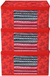 Viskri VK Set of 3 Non Woven Saree/Clothes Cover Bag 3