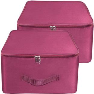 Billiondesigner 2 Pack Nylon Underbed Moisture Proof Wardrobe Organizer Storage Bag for clothes Poly-canvas Laundry Bag