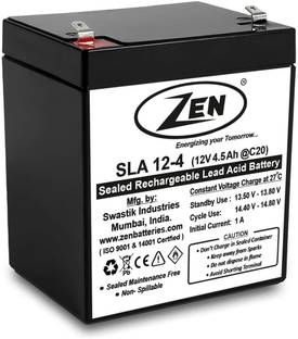 Zen SLA 12-4 (12 Volts 4.5 Ah) SMF UPS Battery AGM Solar Battery