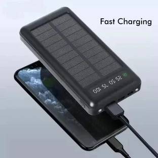 PRAKASHAMAYA Super Fast Charging 20000 mah Portable Charger Power Bank with cab Lithium Solar Battery