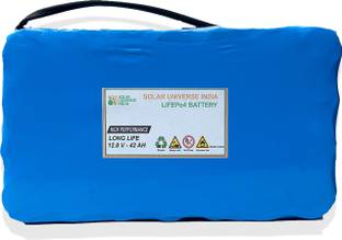 SOLAR UNIVERSE INDIA SUI-IS-LiFePo4 Battery 12.8V-42ah Lithium Solar Battery