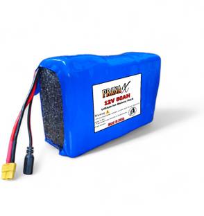 Pranax 12V 50AH Lithium Ion Rechargeable Battery for Multipurposes Lithium Solar Battery