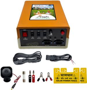 ANSH Machine Solar Fence Energizer Security System for Agricultural Farms 20 Acre Area Covered ) PWM Solar Charge Controller