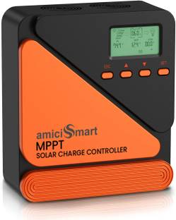 amiciSmart True MPPT Solar Charge Controller, 98% Efficiency Lithium Battery(60A) MPPT Solar Charge Controller