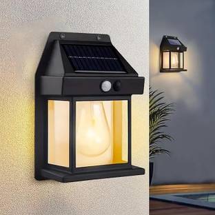 LEDHUBS Solar LED Light, Auto Charging Motion Sensor Waterproof Light for Outdoor Garden Solar Light Set Gate Light Outdoor Lamp
