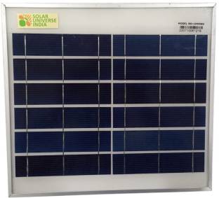 SOLAR UNIVERSE INDIA 10W-6V Poly Solar Panel-VOC-10V Suitable for all 6V Batteries&Systems-Largest 6V Solar Panel