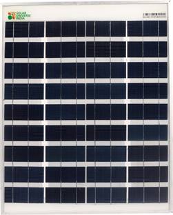 SOLAR UNIVERSE INDIA 5W - 12V Poly - VOC - 22V suitable for 12V Batteries Solar Panel