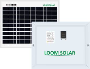 LOOM SOLAR 10 Watt - 12 Volt Solar Panel