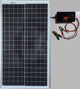 Bem SOLAR 12V CAR BATTERY CHARGER, TRICKLE CHARGER & MAINTAINER WITH VOLTMETER + 40W Solar Panel