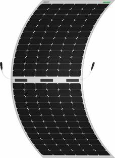 WAAREE 500 Watt Pack of 1 MonoPerc Flexible Light Weight Solar Panel