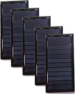 ambert 80x40MM Mini Solar Panel With Led Or Connector Pack Of 5 Solar Panel
