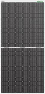 WAAREE Solar Panel 550Watt (Pack of 1) Half-cut 144 Cells Mono Perc Bifacial Solar Panel