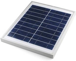 SOLAR UNIVERSE INDIA 10W 12V Robust Aluminium Body Polycrystalline with Wire Solar Panel