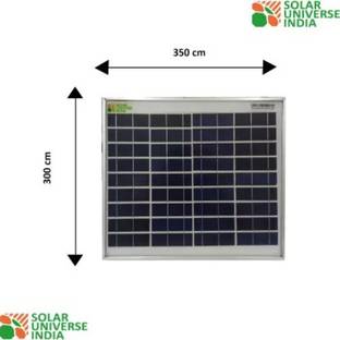 SOLAR UNIVERSE INDIA Solar 10 Watt, 12 Volt Solar Panel - Poly Crystalline Solar Panel