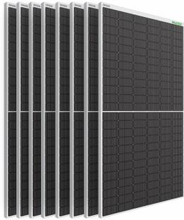 WAAREE Solar Panel 540Watt (Pack of 8) 4320 Watt Half-cut 144 Cells Mono Perc Solar Panel