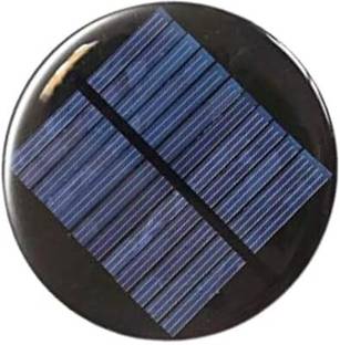 ERHIndia 1 Pc 80 MM Mini Solar Cell 6V-100mAh Round Shape Solar Panel Solar Panel