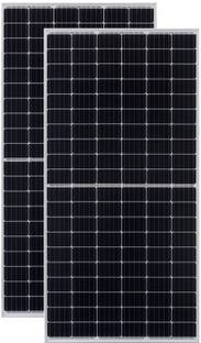 SOLAR UNIVERSE INDIA Hermes 545W Half Cut MonoCrystalline Solar Panel 144 Cells - Set of Two Pieces Solar Panel