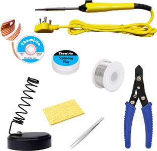 tHemiStO Beginners 8 in 1 Soldering iron Kit 25 W Simple