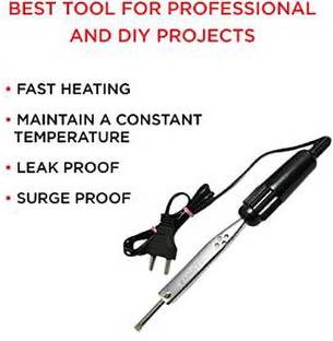 shakti GLUE GUN WITH STICKS AND SOLDER WIRE High Temperature Corded Glue Gun