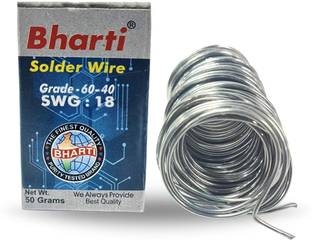 Gilhot Bharti Flux Cored Solder Wire Grade 60-40 SWG-18 (50gm) 0 W Temperature Controlled