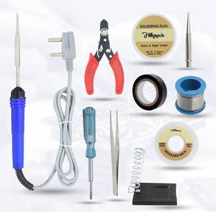 Hillgrove HGSOI13M1 Electronic 10in1 Soldering Iron Equipment Tool Machine Combo Kit Set 25 W Simple