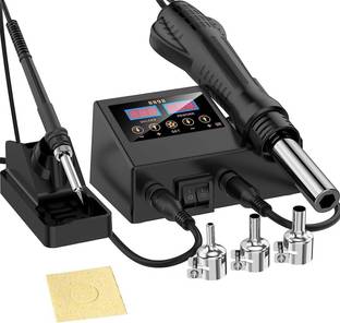Verilux Soldering Station 2 in 1 with Hot Air Gun and Holder 700 W Temperature Controlled