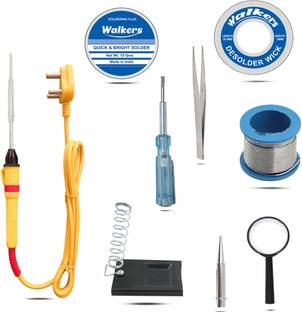 वॉकर्स WKCB8M1 9in1 Basic 25W Soldering Iron Machine Combo Kit with Solder Wire, Flux 25 W सामान्य