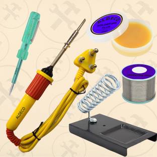 Aldeco 5in1 All-in-One Soldering Iron Kit with Stand, Tester and Additional Tools 25 W Simple