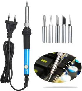 Mass Pro Soldering Iron 60w with Bits, Welding Soldering Iron Kit, Soldering Machine Kit, 60 W Temperature Controlled