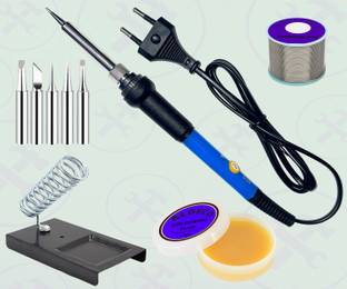Aldeco Complete 4in1 Soldering Iron Kit with 5 interchangeable Bits & More Items 60 W Temperature Controlled