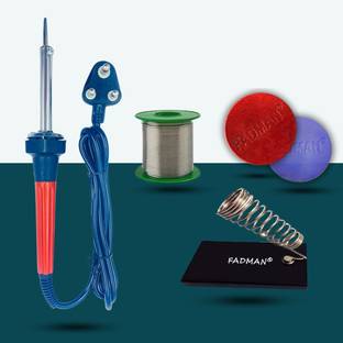 FADMAN Pack of 4 Red Basic Heavy Professional 60 Watt Soldering iron Kit 60 W Simple