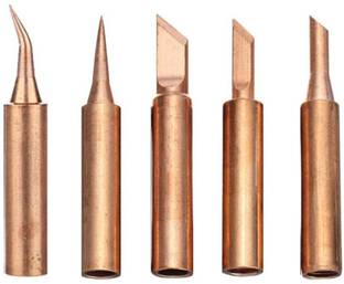WOWSOME 5 Pcs Copper Soldering Iron Bit Suitable For 936, 937, 907 900M (K/3.2D/IS/3C/I) 0 W Simple