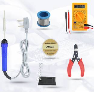 Hillgrove HGCM99M1 Electronic 6in1 Mobile Soldering Iron Tool Set with Digital Multimeter 25 W Simple