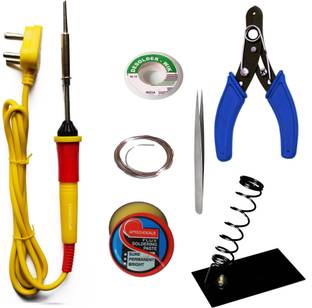 APTECHDEALS Beginners 6 in 1 Economy Soldering iron Kit/electric Soldering iron kit 7in1 Beginners 6 in 1 Economy Soldering iron Kit/electric Soldering iron kit 7in1 25 W Simple
