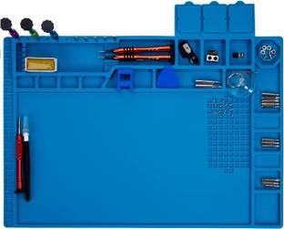 Iktu Heat Resistant 932°F Magnetic Repair Work Mat Large Silicone Soldering Repairing 0 W Simple