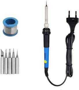 Hillgrove HGCM1338M1 2in1 Mobile Soldering Iron Machine Combo Kit Set with Solder Wire 60W 60 W Temperature Controlled